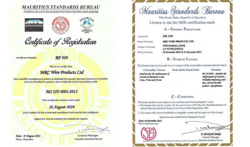 mrc certifications 1